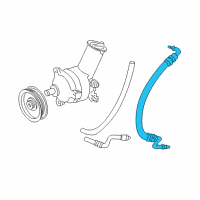 OEM 1998 Ford Ranger Pressure Hose Diagram - F87Z-3A719-DA