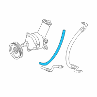 OEM 1998 Ford Ranger Power Steering Hose Diagram - F87Z3A713AA