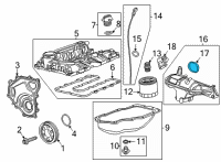 OEM Buick Encore GX Gasket Diagram - 55486276