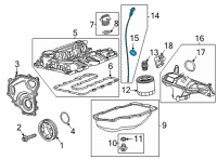 OEM 2020 Buick Encore GX Dipstick Diagram - 55498164