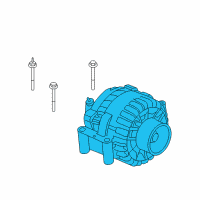 OEM 2009 Ford E-350 Super Duty Alternator Diagram - 6U2Z-10V346-DHRM