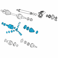 OEM 2014 Buick Verano Inner Joint Diagram - 13318019