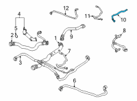 OEM 2020 BMW X3 COOLANT RETURN LINE INTAKE S Diagram - 17-12-9-894-756