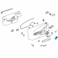 OEM 2011 Chevrolet Camaro Window Switch Diagram - 92232160