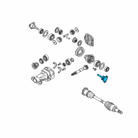 OEM 2011 Nissan Pathfinder Flange Assy-Side Diagram - 38220-EA00A