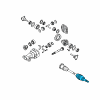 OEM Nissan Repair Kit-Dust Boot, Outer Diagram - 39241-EA125