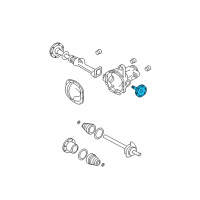 OEM 2008 Lincoln Mark LT Axle Assembly Diagram - 6L3Z-3219-A