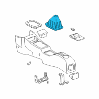 OEM 1996 Toyota RAV4 Shift Boot Diagram - 58808-12112-P0