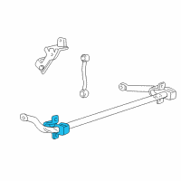 OEM Ford Stabilizer Bar Insulator Diagram - F81Z-5484-EA