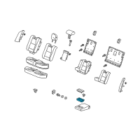 OEM Acura ZDX Gar Cup Holder (Premium Black) Diagram - 82988-SZN-A01ZB