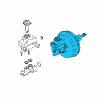 OEM 2007 BMW X3 Power Brake Booster Diagram - 34-33-3-450-589