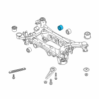 OEM 2016 Hyundai Genesis Bushing-Crossmember Mounting Diagram - 55495-3M050