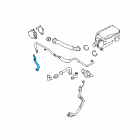 OEM 2016 Ford F-250 Super Duty Vacuum Hose Diagram - BC3Z-9C493-A