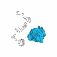 OEM 2002 Toyota Camry Alternator Diagram - 27060-0A070-84