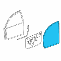 OEM Dodge Intrepid WEATHERSTRIP-Front Door Opening Diagram - TE73HD5AC