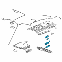 OEM GMC Savana 1500 Dome Lamp Diagram - 20980237