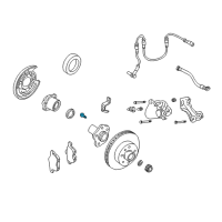 OEM Nissan Bolt-Hub Diagram - 43222-50J00