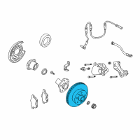 OEM 1999 Infiniti Q45 Rotor Brake Diagram - 43206-AG911