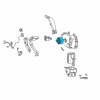 OEM 2004 Cadillac Escalade ESV Motor, Auxiliary Blower Diagram - 12475857