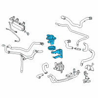 OEM 2014 Cadillac ELR Shut-Off Valve Diagram - 22987494