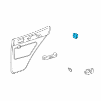 OEM 1999 Toyota RAV4 Window Switch Diagram - 84810-10020-B7