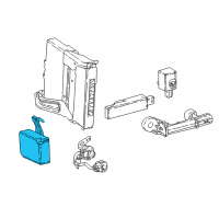 OEM Lexus LC500h Receiver Assembly, Elect Diagram - 897B0-11020