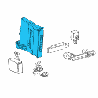 OEM 2021 Lexus LC500h Computer Assy, Smart Diagram - 89990-11110