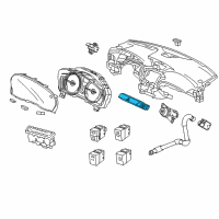 OEM 2017 Acura RLX Switch Assembly, Hazard Diagram - 35510-TY3-J02