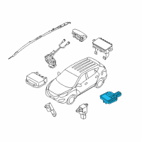 OEM 2012 Hyundai Tucson Sensor Assembly-Satellite Diagram - 95920-2S000