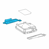 OEM Lexus LC500h Bracket, Sub-Battery Diagram - 28813-38010