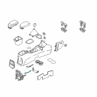 OEM 2005 Kia Sportage Retainer Assembly Diagram - 846501F100