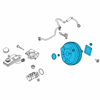 OEM Lincoln Power Booster Diagram - EJ7Z-2005-C