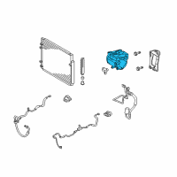 OEM Toyota Highlander Compressor Diagram - 88370-48021