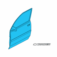 OEM 2001 Chevrolet Tracker Side Molding Diagram - 30025223