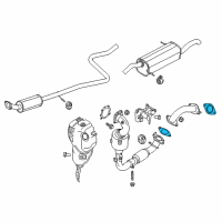 OEM 2017 Ford Fiesta Front Pipe Gasket Diagram - CY1Z-9450-A