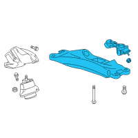 OEM Chevrolet Transmission Mount Diagram - 84161224