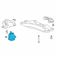 OEM Cadillac CTS Front Mount Diagram - 22957033