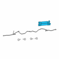 OEM Ram 2500 Park Assist Diagram - 04672641AC