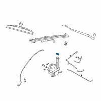 OEM 2012 Hyundai Veloster Cap-Windshield Washer Reservoir Diagram - 98623-2E100