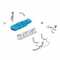 OEM 2002 GMC Savana 2500 Fuel Tank Diagram - 25311985
