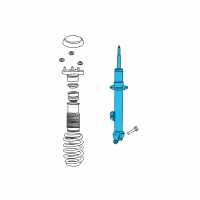 OEM 2008 Chrysler 300 Shock-Suspension Diagram - 4782644AD