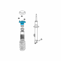 OEM 2006 Chrysler 300 Mount-STRUT Diagram - 4895412AC