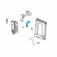 OEM Chrysler Hose-Radiator Inlet Diagram - 52028988AB