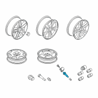 OEM 2020 Ford Edge Wheel, Spare Diagram - KT4Z-1015-A