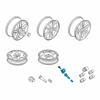 OEM 2021 Ford Edge Wheel, Alloy Diagram - KT4Z-1007-B