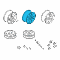 OEM Ford Edge Wheel, Alloy Diagram - FT4Z-1007-A