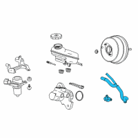 OEM 2018 Cadillac CTS Vacuum Hose Diagram - 84042388