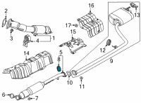 OEM 2021 Hyundai Sonata Hanger-Exhaust Pipe Diagram - 28761-C1600