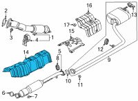 OEM 2022 Hyundai Sonata Insulator Diagram - 28788-L0000