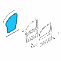 OEM 2022 Ford Transit Connect Weatherstrip On Body Diagram - DT1Z-6120530-B